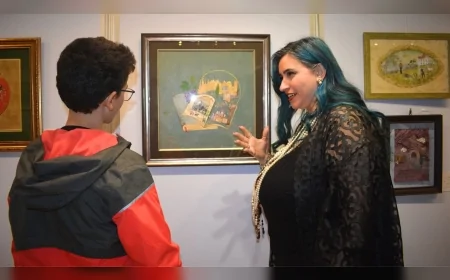 Ege Üniversitesinde Açılan “Kelimelerin Rengi” Sergisi Edebiyatı Minyatür Sanatıyla Buluşturdu