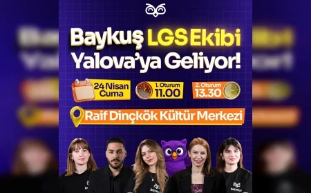 Yalova Belediyesi Baykuş LGS Ekibini Öğrencilerle Buluşturuyor