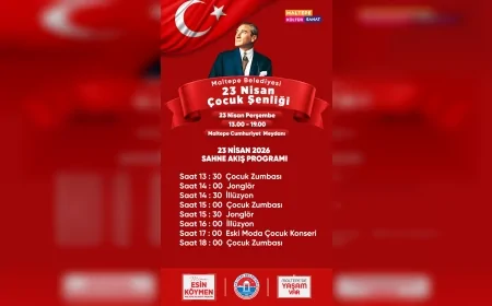 MALTEPE’DE 23 NİSAN ULUSAL EGEMENLİK VE ÇOCUK BAYRAMI ŞENLİKLE KUTLANACAK