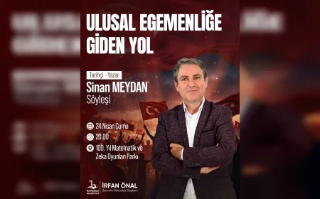 Bayraklı’da 23 Nisan Programı Sinan Meydan Söyleşisi ile Sona Eriyor