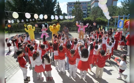 Kahramankazan’da 23 Nisan Coşkusu Miniklerin Renkli Gösterileriyle Kutlandı!