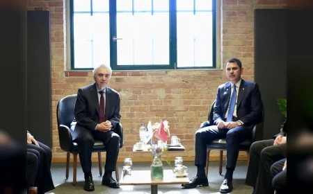 Çevre, Şehircilik ve İklim Değişikliği Bakanı Murat Kurum Berlin’de COP31 Başkanlığı temaslarını sürdürdü