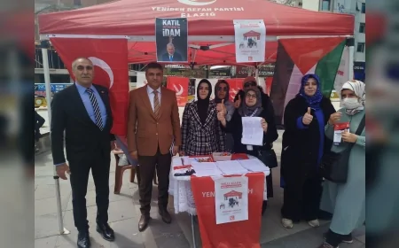 Yeniden Refah Partisi Genel Merkez Yöneticisi Muhammed Fatih Müjdeci: “Kürecik Radar Üssü ve BTC hattı kapatılmalı” çağrısıyla 81 ilde imza kampanyası başlatıldı