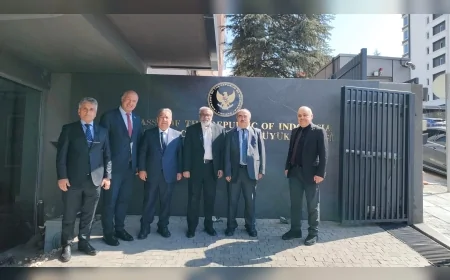 Endonezya Büyükelçisi Achmad Rizal Purnama’ya Ankara’da İpekyolu Forumu heyetinden diplomatik ziyaret