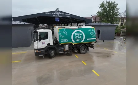 Düzce Belediyesi Aziziye Mahallesi’nde inşa ettiği Tuhafiyeciler Pazaryeri’ni 23 Nisan’da hizmete açıyor