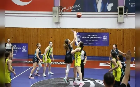 Ordu’da U14 Kız Basketbol Türkiye Şampiyonası’nda Grup Maçları Tamamlandı
