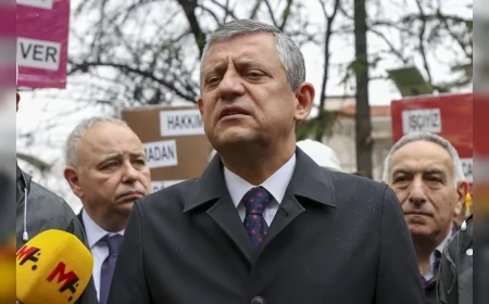 CHP Genel Başkanı Özgür Özel Ankara’da Açlık Grevindeki Maden İşçilerini Ziyaret Etti