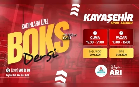 Nevşehir Belediyesi Kadınlara Özel Boks Dersleriyle Sporda Yeni Bir Dönem Başlatıyor