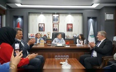 Osmancık Belediye Başkanı Ahmet Gelgör 23 Nisan’da Makamını Öğrenciye Devretti