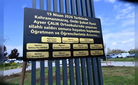 Yalova Belediye Başkanı Mehmet Gürel Kahramanmaraş’ta Hayatını Kaybeden Öğretmen ve Öğrenciler İçin Anıt Açtı