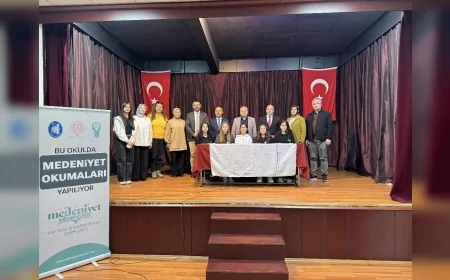 Çorum’da Medeniyet Okumaları Projesi Kapsamında Lise Öğrencileri Edebiyatla Buluştu