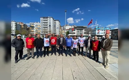Çorum’da 1 Mayıs Kadeş Barış Meydanı’nda Miting ve Yürüyüşle Kutlanacak