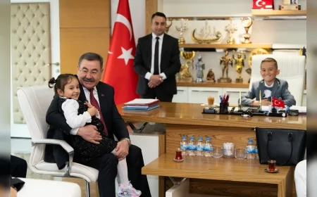 Gölbaşı Belediye Başkanı Yakup Odabaşı: “23 Nisan’da başkanlık koltuğunu çocuklarımıza emanet ettik”