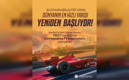 İçişleri Bakanı Mustafa Çiftçi: “Formula 1 2027’den itibaren 5 sezon boyunca İstanbul’da düzenlenecek”