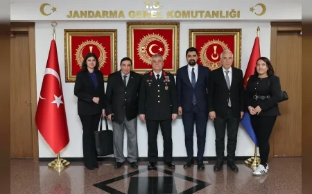 Jandarma Genel Komutanı Orgeneral Ali Çardakcı CUMHA Heyetini Kabul Etti “Güvenlikte Teknoloji ve Sahada Etkinlik Artıyor”