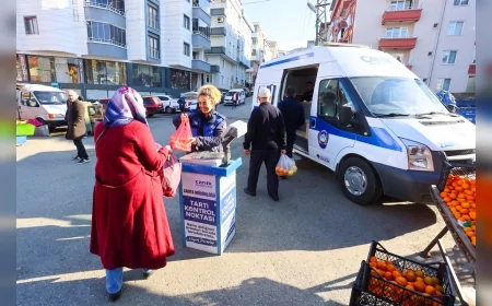 CANİK BELEDİYE BAŞKANI İBRAHİM SANDIKÇI “MOBİL ZABITA ÇÖZÜM MERKEZİYLE TALEPLERİ YERİNDE DİNLİYORUZ”