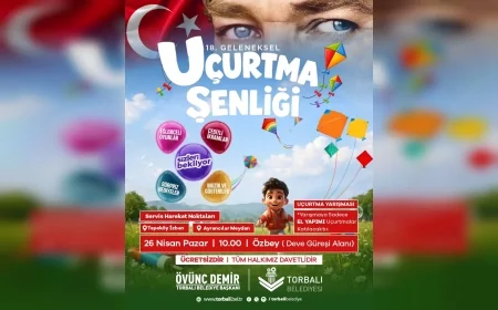 TORBALI’DA 18. UÇURTMA ŞENLİĞİ İÇİN GERİ SAYIM BAŞLADI GÖKYÜZÜ RENKLENİYOR