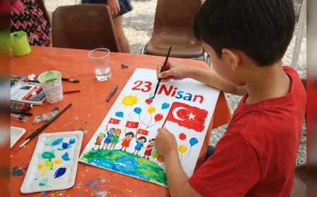 Odunpazarı Belediyesi 23 Nisan Resim Yarışması Sonuçlandı Minik Sanatçıların Eserleri Sergileniyor
