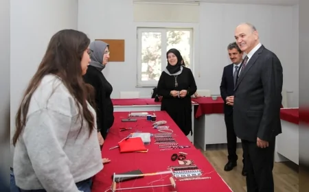 Düzce Belediye Başkanı Dr. Faruk Özlü BELMEK’te kurs kapsamının genişletileceğini açıkladı