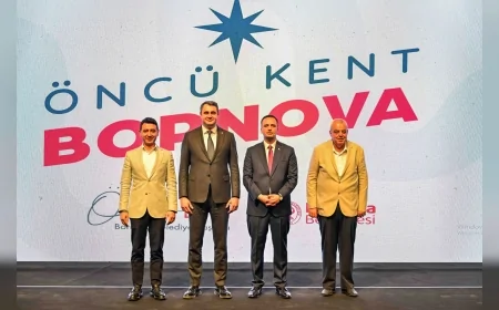 Bornova Belediye Başkanı Ömer Eşki 2 yıllık hizmetleri 66 dakikalık sunumla açıkladı