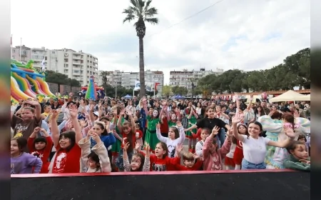 Karabağlar Belediye Başkanı Helil Kınay: ''Çocuklarımızın Gülümsemesi Her Güne Yayılmalı'' 23 Nisan Şenliği Coşkuyla Kutlandı