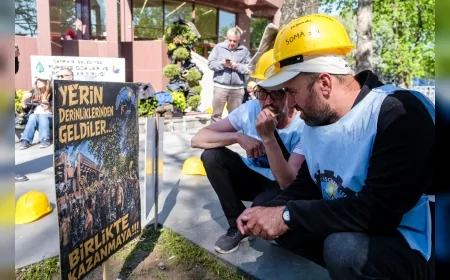 Doruk Madencilik işçilerinin Ankara’daki açlık grevinde alacaklar ve tazminat talebi öne çıktı