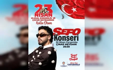 Denizli Büyükşehir Belediyesi 23 Nisan kapsamında ertelenen Sefo konserinin yeni tarihini açıkladı