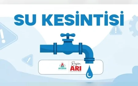 Nevşehir’de 8 mahallede planlı su kesintisi yapılacak vatandaşlara tedbir çağrısı