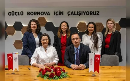 Bornova Belediyesi ile Sayra Çınar Vakfı gençler için iş birliği protokolü imzaladı