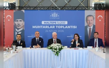 İstanbul Valisi Davut Gül Maltepe Muhtarlar Toplantısında Mahalle İhtiyaçlarını Değerlendirdi