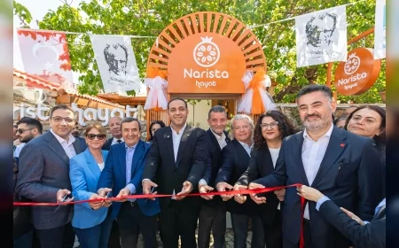 Narlıdere Belediye Başkanı Erman Uzun: “Mazeret üretmiyoruz, iş üretiyoruz” diyerek Narista Hayat’ı açtı