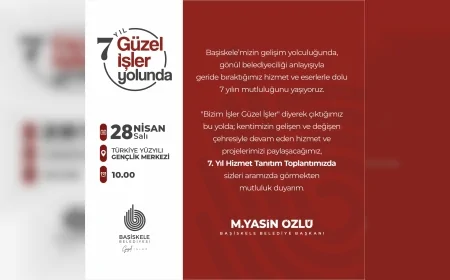 Başiskele Belediyesi “Güzel İşler Yolunda” hizmet tanıtım toplantısı için basın mensuplarını davet etti
