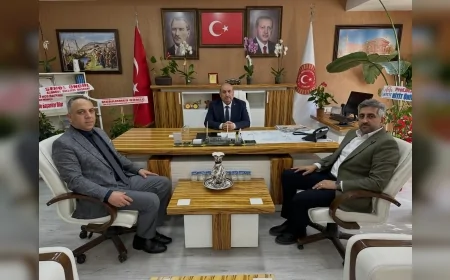 Çorum İl Genel Meclis Başkanı Duran Bıyık’a Başhekim Gömeç ve Müdür Kocatürk’ten hayırlı olsun ziyareti