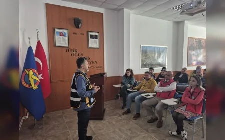 ESKİŞEHİR BÜYÜKŞEHİR BELEDİYESİ İNÖNÜ’DE GÖNÜLLÜLERE AFET BİLİNCİ VE MÜDAHALE EĞİTİMİ VERDİ