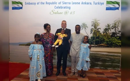 Sağlık Bakanı Prof. Dr. Kemal Memişoğlu Sierra Leone Resepsiyonunda Sağlık İş Birliğini ve Hastane Projesini Açıkladı