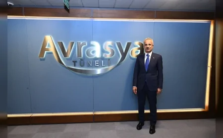 Ulaştırma ve Altyapı Bakanı Abdulkadir Uraloğlu: “Avrasya Tüneli 9,5 milyon farklı araç tarafından 180 milyon kez kullanıldı”
