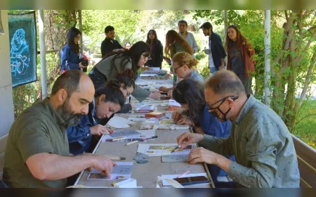 Ege Üniversitesi’nde “Botanikten Sanata” Atölyesi Doğa ve Linol Baskıyı Buluşturdu