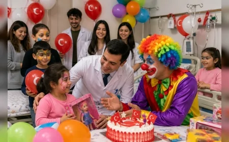 Diyarbakır’da Hastanede Tedavi Gören Çocuklara 23 Nisan’da Bayram Coşkusu Yaşatıldı