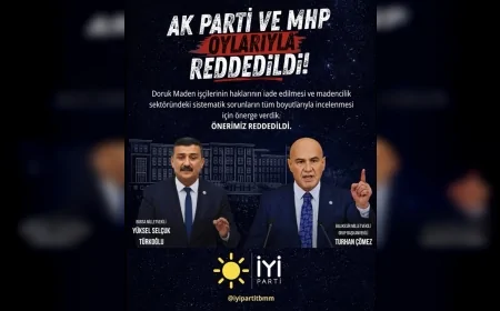 İYİ Parti Grup Başkanvekili Turhan Çömez: “Doruk Madencilik işçilerinin hak gaspları Meclis araştırmasıyla incelenmeli” önerisi reddedildi