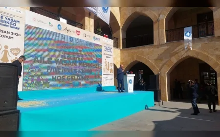 Çorum’da OKA ve Belediye İş Birliğiyle Aile Yaşam Merkezi Hizmete Açıldı