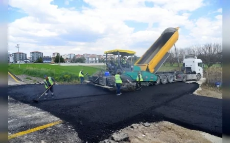 Kahramankazan Belediyesi İlçe Genelinde Asfalt Seferberliğini Genişletti Yeni Sanayi Bölgesi Çalışmaları Hız Kazandı