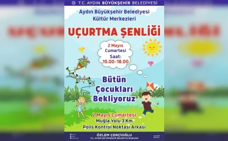 Aydın Büyükşehir Belediye Başkanı Özlem Çerçioğlu: “Tüm çocuklarımızı Uçurtma Şenliği’ne davet ediyorum”