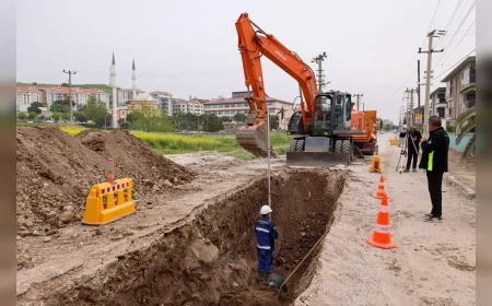 İZSU Bergama’da 75 kilometrelik içme suyu hattı ve yağmur suyu yatırımıyla altyapıyı güçlendiriyor