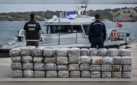 İçişleri Bakanlığı: “Ayvalık açıklarında 158 kilogram uyuşturucu ele geçirildi, 2 şüpheli yakalandı”