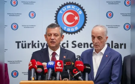 CHP Genel Başkanı Özgür Özel: “İşçi hangi meydanı istiyorsa o meydan onundur”