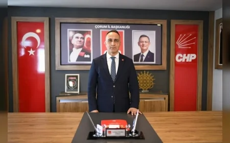 CHP Çorum İl Başkanı Av. Dinçer Solmaz: “Asgari değil, insanca yaşamayı esas alan ücret sistemi kuracağız”