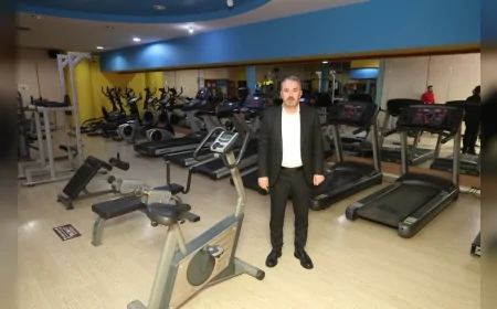 Pursaklar Belediye Başkanı Ertuğrul Çetin vatandaşları sağlıklı yaşam için düzenli spor yapmaya davet etti