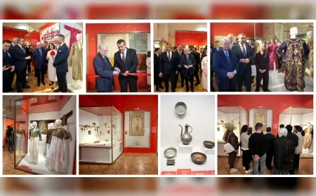 CUMHURBAŞKANI ERDOĞAN’IN EŞİ EMİNE ERDOĞAN: “BU SERGİ TÜRKİYE’NİN KÜLTÜREL DİPLOMASİSİNİN ZARİF İFADESİDİR”