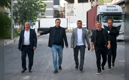 BORNOVA BELEDİYE BAŞKANI ÖMER EŞKİ EGEMENLİK MAHALLESİ’NDE SAHAYA İNDİ SOKAKLARDA ASFALT DÖNÜŞÜMÜ BAŞLADI