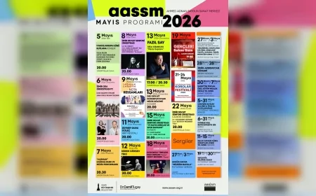 İzmir Büyükşehir Belediyesi AASSM Mayıs Programıyla Sanatın Tüm Dallarını Bir Araya Getiriyor